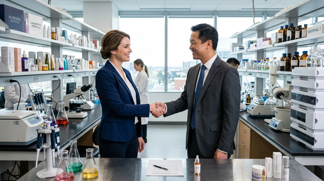 B2B partnership with EU cosmetics manufacturer in Europe — international brand consultation